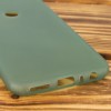 Силиконовый матовый полупрозрачный чехол для Xiaomi Redmi Note 8 Зелений (3924)