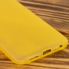 Силиконовый матовый полупрозрачный чехол для Xiaomi Redmi 8a Желтый (3919)