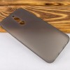 Силиконовый матовый полупрозрачный чехол для Xiaomi Redmi 8a Черный (3922)