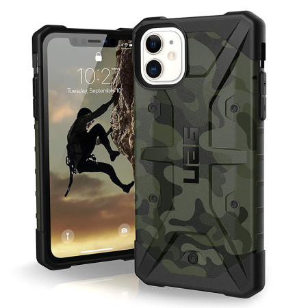 Ударопрочный чехол UAG Pathfinder камуфляж для Apple iPhone 11 (6.1'') Зелений (16662)