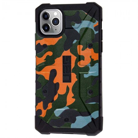 Ударопрочный чехол UAG Pathfinder камуфляж для Apple iPhone 11 Pro Max (6.5'') Помаранчевий (3932)