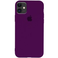 Чехол Silicone Case Slim Full Protective для Apple iPhone 11 (6.1'') Фиолетовый (17906)