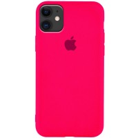 Чехол Silicone Case Slim Full Protective для Apple iPhone 11 (6.1'') Розовый (3955)