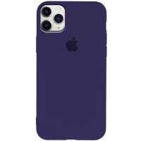 Чехол Silicone Case Slim Full Protective для Apple iPhone 11 Pro Max (6.5'') Синий (3974)