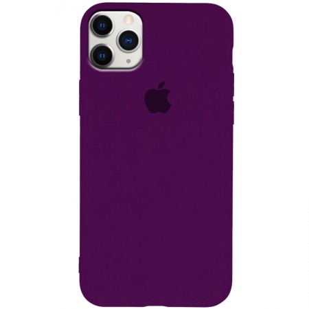 Чехол Silicone Case Slim Full Protective для Apple iPhone 11 Pro Max (6.5'') Фиолетовый (3973)