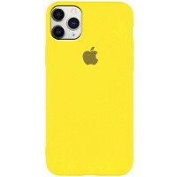 Чехол Silicone Case Slim Full Protective для Apple iPhone 11 Pro Max (6.5'') Желтый (3980)