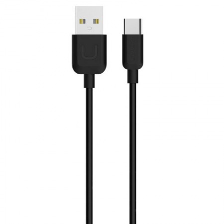 Дата кабель USAMS US-SJ099 USB to Type-C (1m) Чорний (21278)