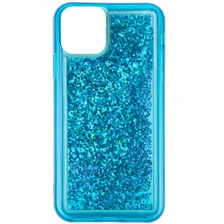TPU+PC чехол Sparkle (glitter) для Apple iPhone 11 (6.1'') Синий (4074)