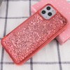 TPU+PC чехол Sparkle (glitter) для Apple iPhone 11 Pro (5.8'') Красный (4076)