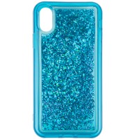 TPU+PC чехол Sparkle (glitter) для Apple iPhone X / XS (5.8'') Синій (4083)