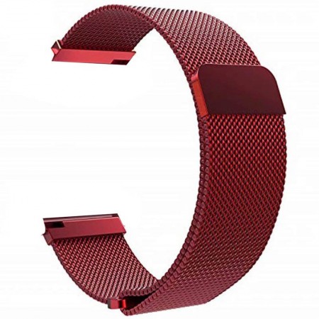 Ремешок Milanese Loop для Xiaomi Amazfit / Samsung 20 mm Красный (23128)