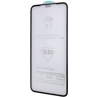 Защитное стекло 5D Hard (full glue) (тех.пак) для Apple iPhone 11 Pro (5.8'') / X / XS Чорний (16675)