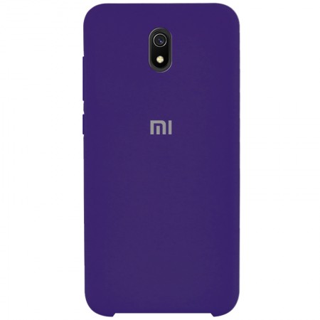 Чехол Silicone Cover (AA) для Xiaomi Redmi 8a Фиолетовый (4139)