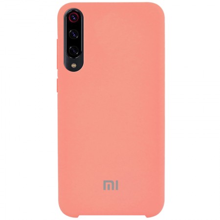 Чехол Silicone Cover (AA) для Xiaomi Mi 9 Pro Персиковый (4148)