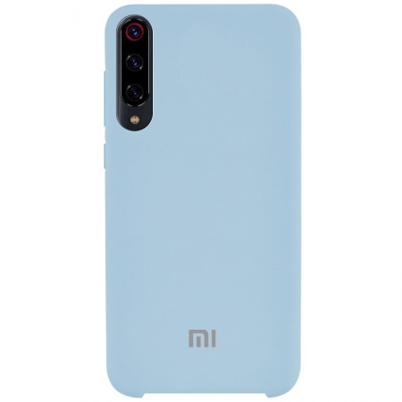 Чехол Silicone Cover (AA) для Xiaomi Mi 9 Pro Голубой (4143)