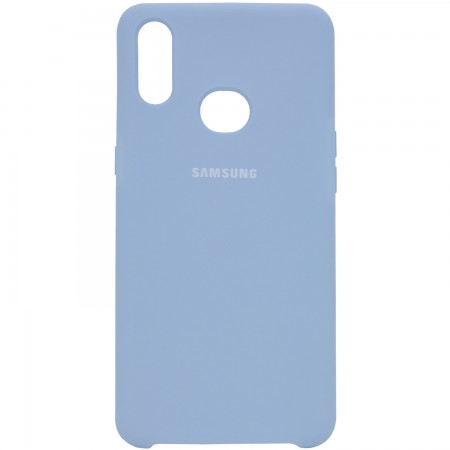 Чехол Silicone Cover (AA) для Samsung Galaxy A10s Блакитний (18247)