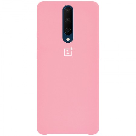 Чехол Silicone Cover (AA) для OnePlus 7 Pro Рожевий (12402)