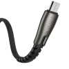 Дата кабель Hoco U58 Core Micro USB Cable (1.2m) Чорний (13971)