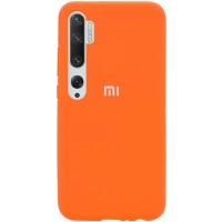 Чехол Silicone Cover Full Protective (AA) для Xiaomi Mi Note 10 / Note 10 Pro / Mi CC9 Pro Оранжевый (17303)