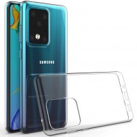 TPU чехол Epic Premium Transparent для Samsung Galaxy S20 Ultra Прозорий (4192)