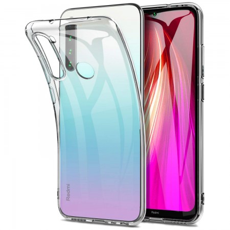 TPU чехол Epic Transparent 1,0mm для Xiaomi Redmi Note 8T Білий (15517)