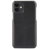 Кожаная накладка G-Case Cardcool Series для Apple iPhone 11 (6.1'') Черный (4278)
