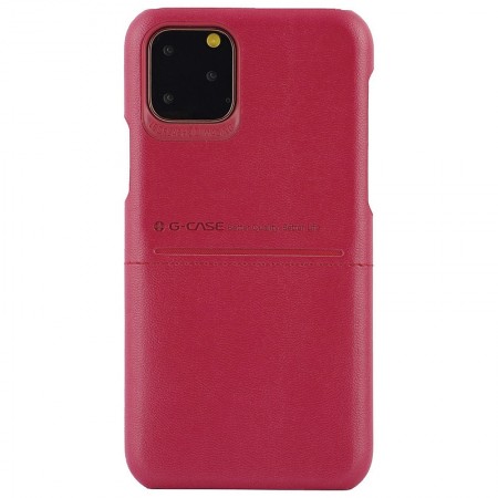 Кожаная накладка G-Case Cardcool Series для Apple iPhone 11 Pro (5.8'') Красный (4282)