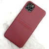 Кожаная накладка G-Case Cardcool Series для Apple iPhone 11 Pro (5.8'') Червоний (4282)