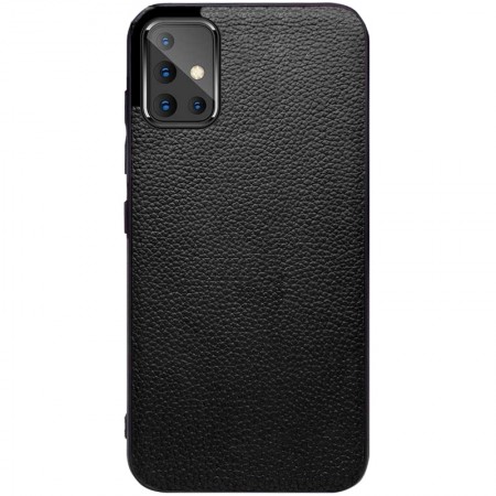 Кожаная накладка Epic Vivi series для Samsung Galaxy A51 Чорний (4317)