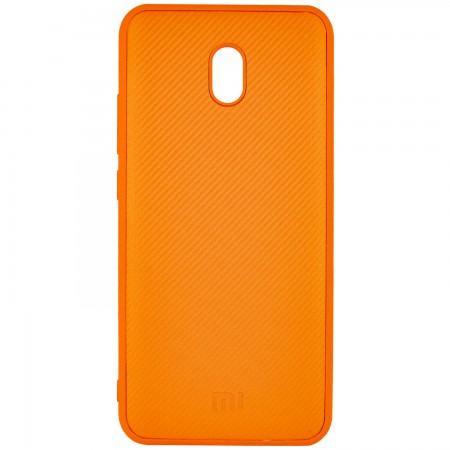 TPU чехол Fiber Logo для Xiaomi Redmi 8a Оранжевый (4333)