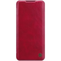 Кожаный чехол (книжка) Nillkin Qin Series для Xiaomi Mi Note 10 / Note 10 Pro / Mi CC9 Pro Червоний (4338)