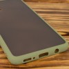 TPU+PC чехол Color Buttons для Samsung Galaxy A51 Зелёный (12411)