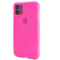 TPU чехол Сolor matte для Apple iPhone 11 (6.1'') Розовый (21438)