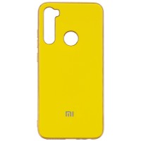 TPU чехол Matte LOGO для Xiaomi Redmi Note 8 Жовтий (4388)