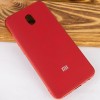 TPU чехол Matte LOGO для Xiaomi Redmi 8a Червоний (4399)