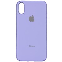 TPU чехол Matte LOGO для Apple iPhone XS Max (6.5'') Фіолетовий (4420)