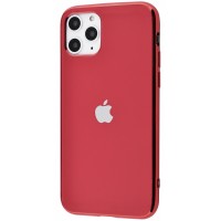 TPU чехол Matte LOGO для Apple iPhone 11 Pro Max (6.5'') Красный (4414)
