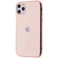 TPU чехол Matte LOGO для Apple iPhone 11 Pro Max (6.5'') Розовый (4416)