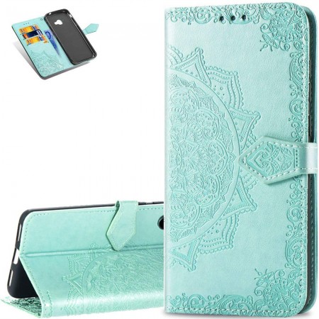 Кожаный чехол (книжка) Art Case с визитницей для Samsung Galaxy Xcover 4 SM-G390 Бирюзовый (12414)