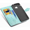 Кожаный чехол (книжка) Art Case с визитницей для Samsung Galaxy Xcover 4 SM-G390 Бірюзовий (12414)