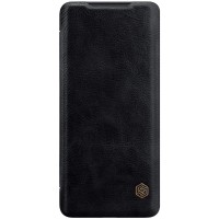 Кожаный чехол (книжка) Nillkin Qin Series для Samsung Galaxy S20+ Чорний (21678)