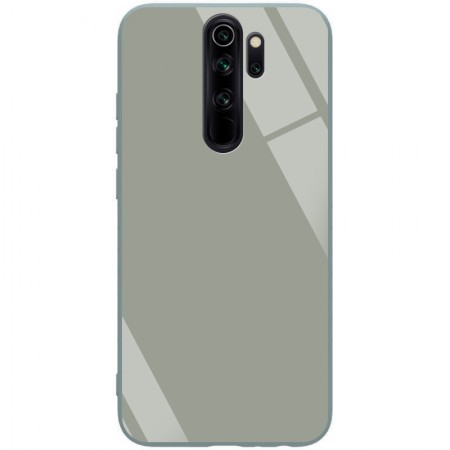 TPU+Glass чехол GLOSSY для Xiaomi Redmi Note 8 Pro Зелёный (12419)