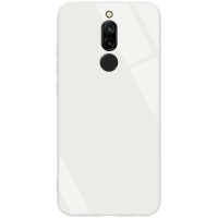 TPU+Glass чехол GLOSSY для Xiaomi Redmi 8 Білий (4454)