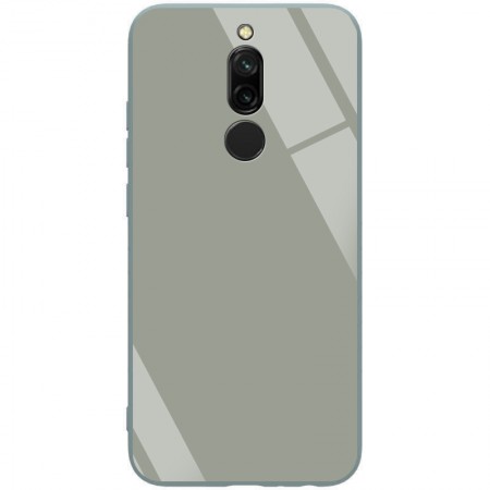 TPU+Glass чехол GLOSSY для Xiaomi Redmi 8 Зелёный (4455)