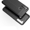 TPU чехол фактурный (с имитацией кожи) для Xiaomi Redmi Note 8T Чорний (4466)
