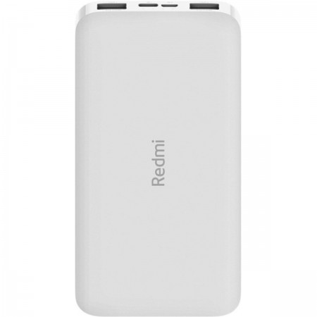Портативное зарядное устройство Xiaomi Redmi Power Bank 10000mAh (VXN4286) (PB100LZM) Білий (21608)