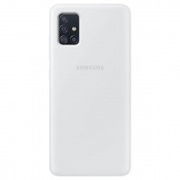 Чехол Silicone Cover Full Protective (AA) для Samsung Galaxy A51 Белый (18458)