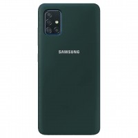 Чехол Silicone Cover Full Protective (AA) для Samsung Galaxy A51 Зелений (4469)