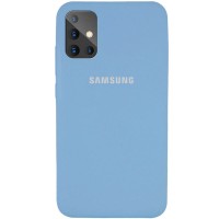 Чехол Silicone Cover Full Protective (AA) для Samsung Galaxy A51 Голубой (4471)
