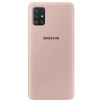 Чехол Silicone Cover Full Protective (AA) для Samsung Galaxy A71 Рожевий (18463)